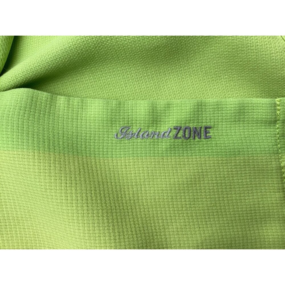 Tommy Bahama Shirt Mens Button Down LG Island Zone Performance Green silk blend - Picture 3 of 5